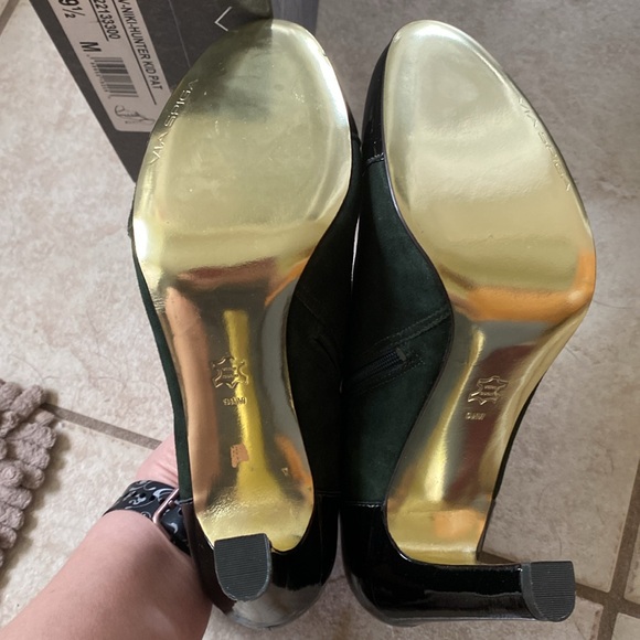 🆕VIA SPIGA: Made in Italy Heeled Booties w/ Zipper Sz 9 1/2 - Picture 12 of 12